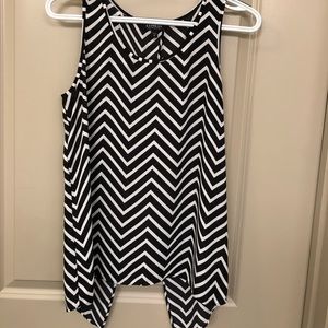 Split back tank top
